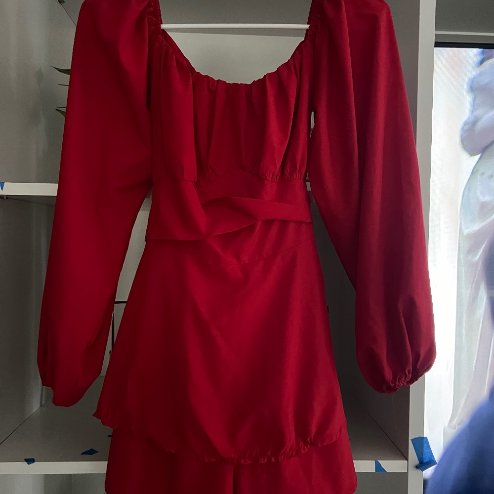 Red romper